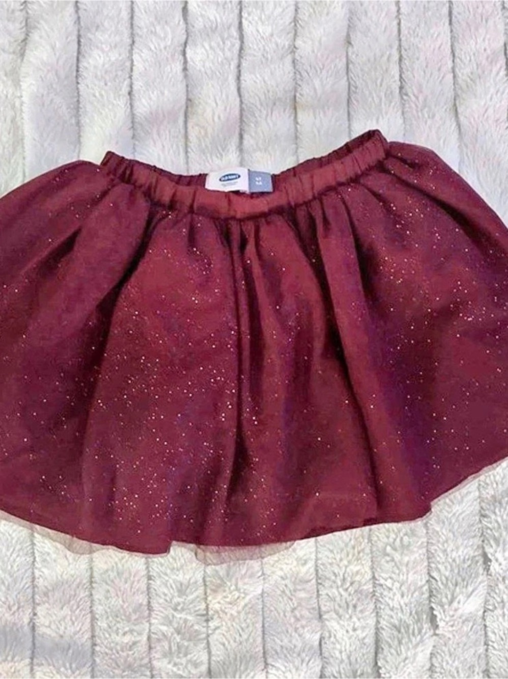 Old Navy Girls Glitter Tulle Skirt Purple Size 4T